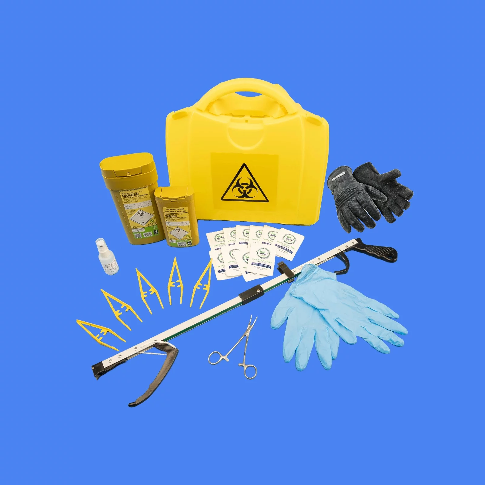 Sharps Handling Kit w/ Hex Armour Gloves